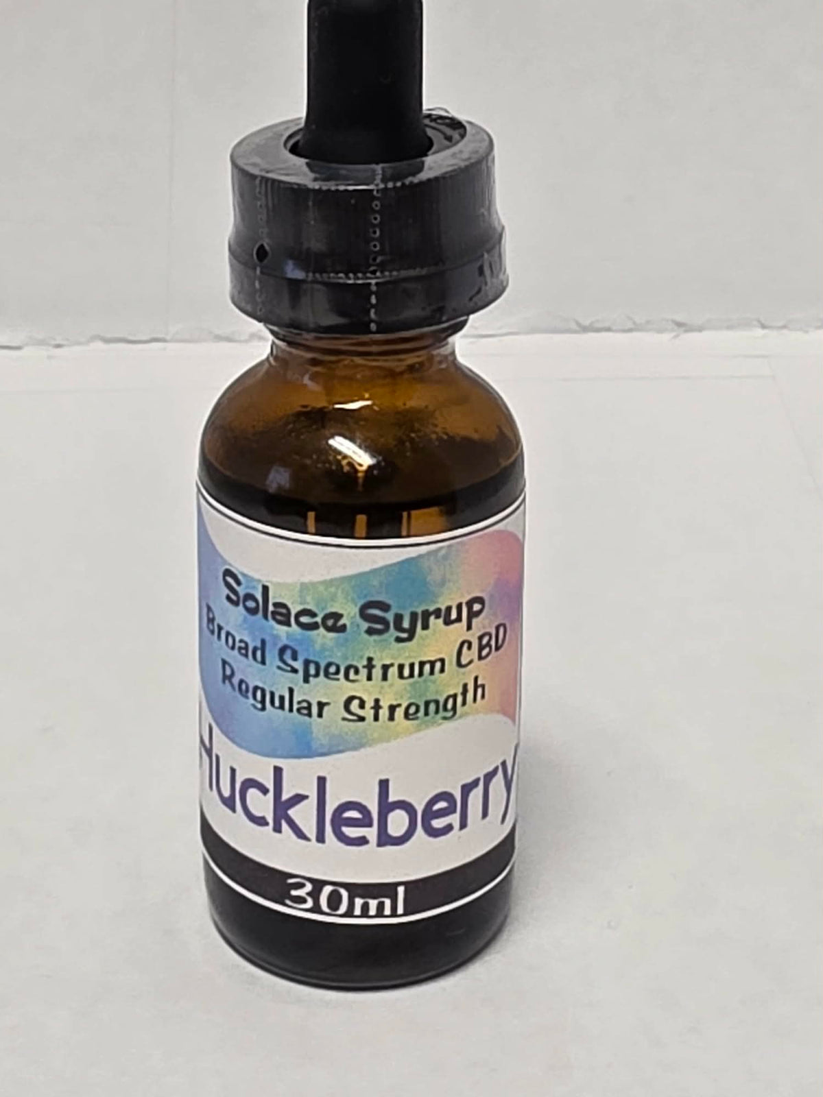 Solace Syrup Broad Spectrum Huckleberry Regular Strength 30 mL